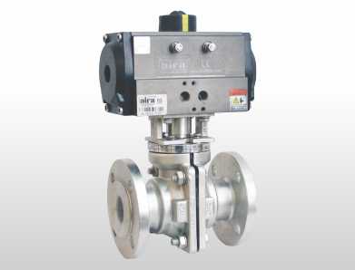 Top Pneumatic Actuator FEP / PFA Lined Ball Valve Manufacturer in India