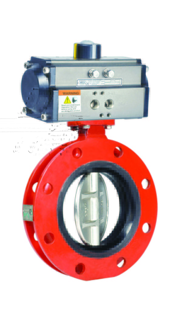Wafer Double Flange Butterfly Valve