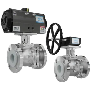 FEP-PTFE Lined Flanged End Ball Valve