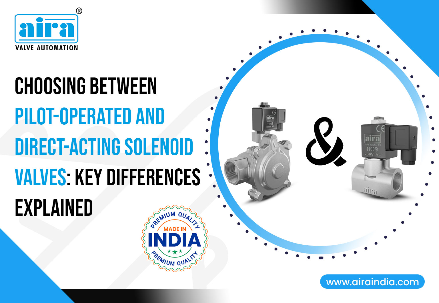 Choosing Between Pilot Operated and Direct Acting Solenoid Valves: Key Differences Explained